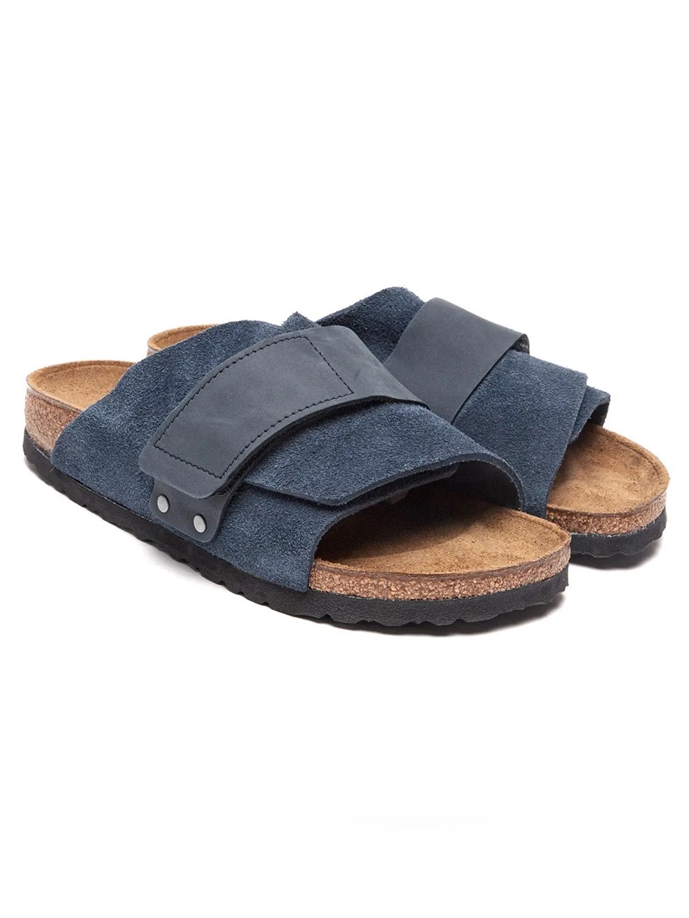 Birkenstock Kyoto Suede Sandals Midnight Blue Size EU 41